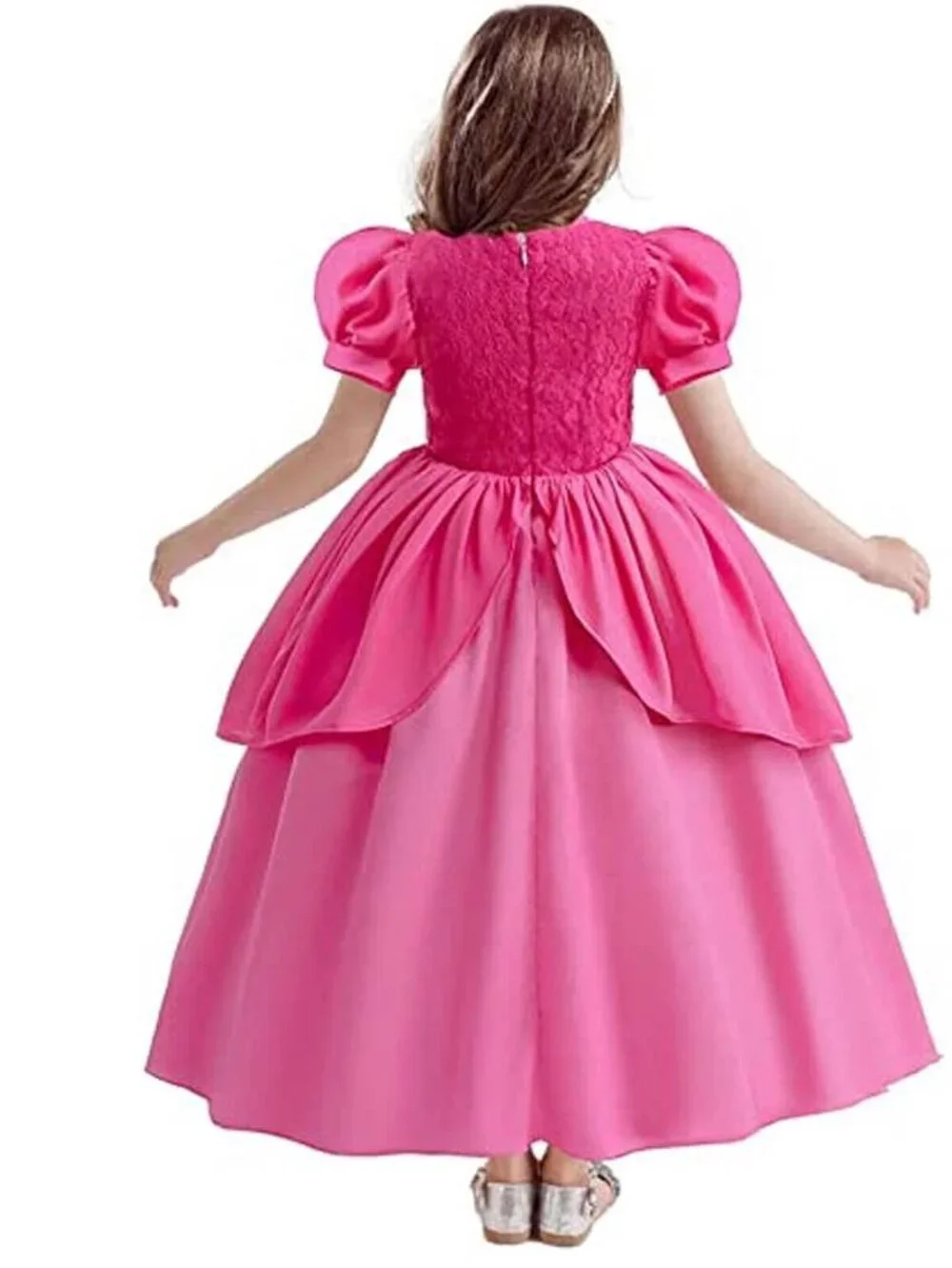 Adorable Princess Peach Costume Ball Gown Dress Size 8-10